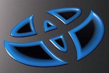 2002 Blue Toyota Logo - TOYOTA CAMRY JDM HEAT BLUE TOYOTA LOGO REAR EMBLEM STICKER XV30