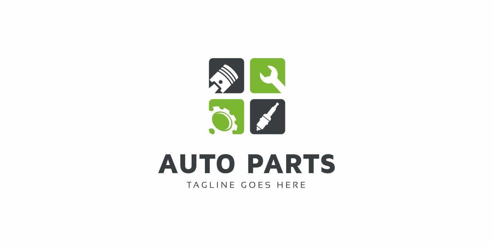 Parts Logo - Auto Parts Logo Template