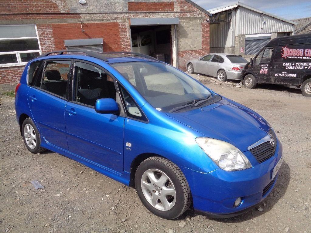 2002 Blue Toyota Logo - 2002 toyota corolla verso 1.8 vvti t spirit 5 door hatchback blue very ...