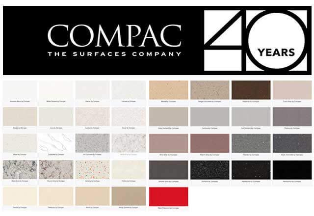 Compac Quartz Logo - Compac Quartz worktops | Granite and Quartz Worktops online