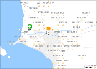 Rimac Peru Logo - Rímac (Peru) map - nona.net