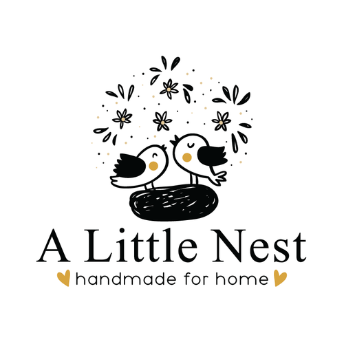 Nest Logo - Birds & Nest Premade Logo Design with Your Business