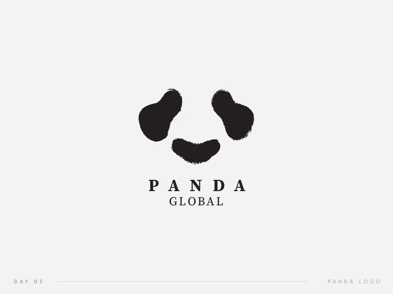 Panda Logo - Daily Logo Challenge. Panda Logo by Rizvan Baghirli. Dribbble
