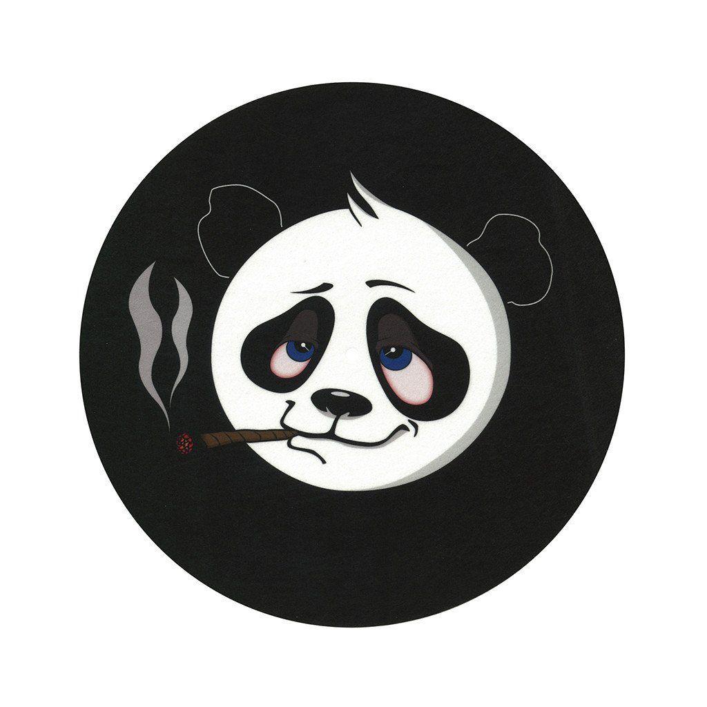 Black and White Panda Logo - Blunted Panda - Panda Logo - Slipmat - image, release date