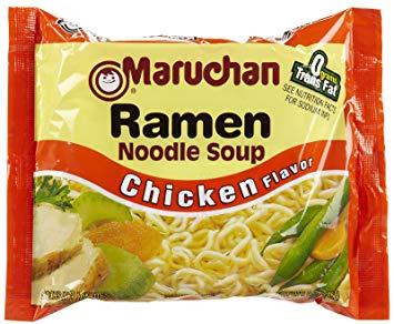 Maruchan Noodles Logo - Amazon.com : Maruchan Ramen Noodle Soup Chicken Flavor, 12 Ct