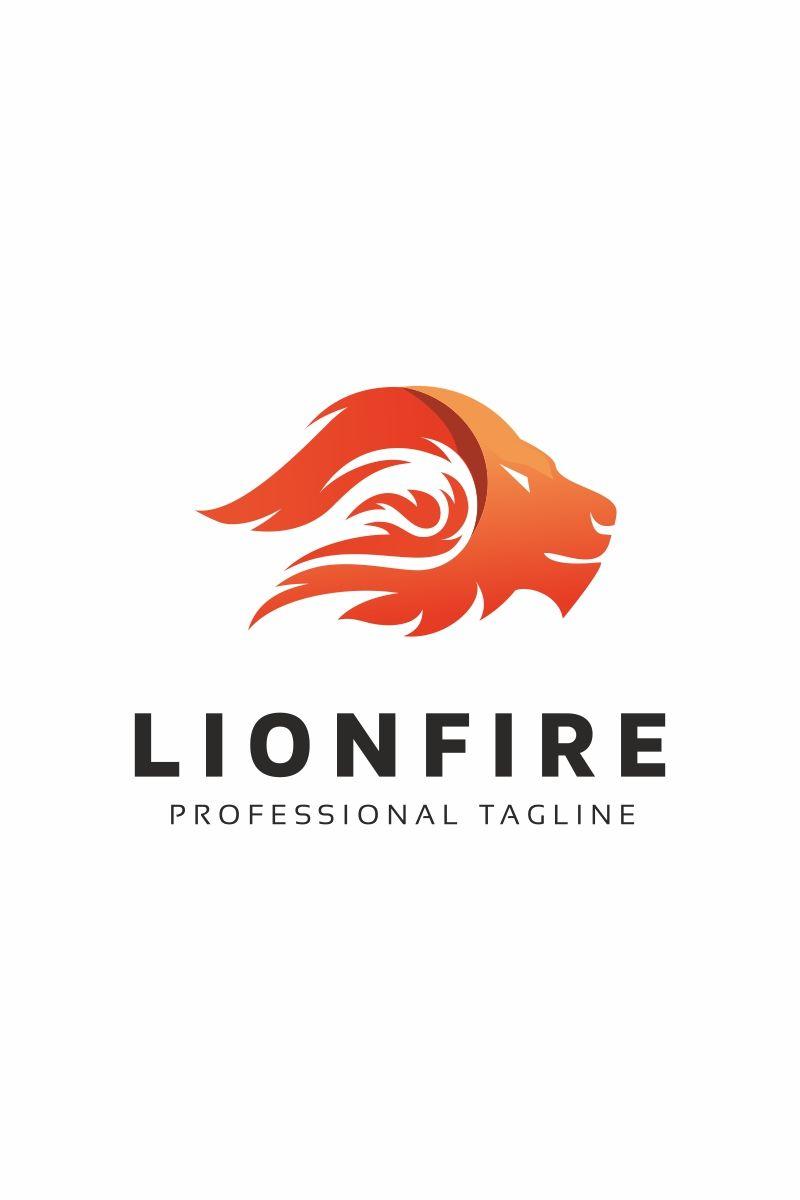 Companies with Lion Logo - Lion Fire Logo Template. Logo branding. Logo templates