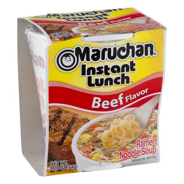 Soup Maruchan Logo - Maruchan Instant Lunch Beef Flavor 2.5OZ | Angelo Caputo's Fresh Markets