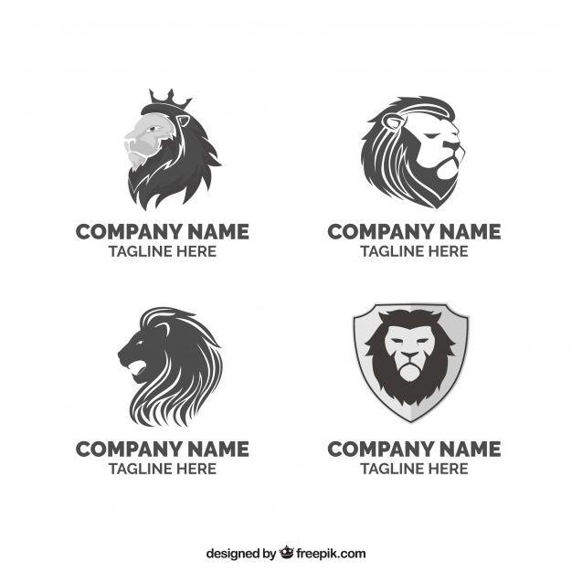 Companies with Lion Logo - León logos for companies Vector