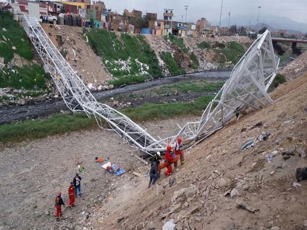 Rimac Peru Logo - Metal bridge over the Rimac River collapses | Peru this Week