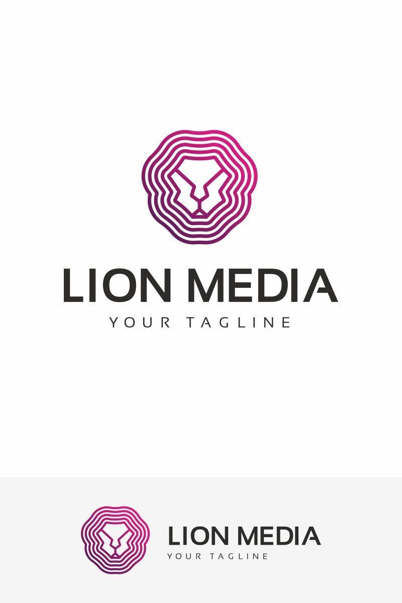 Companies with Lion Logo - Lion Media Logo Template | Branding | Logo templates, Media logo, Logos