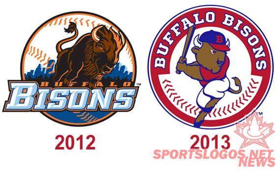 Bison Baseball Logo - Buffalo Bisons Go Retro With New Logo | Chris Creamer's SportsLogos ...