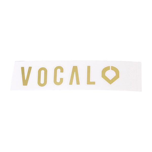 Gold Vocal Logo - Vocal BMX Die Cut Sticker Gold Single - Scoop BMX