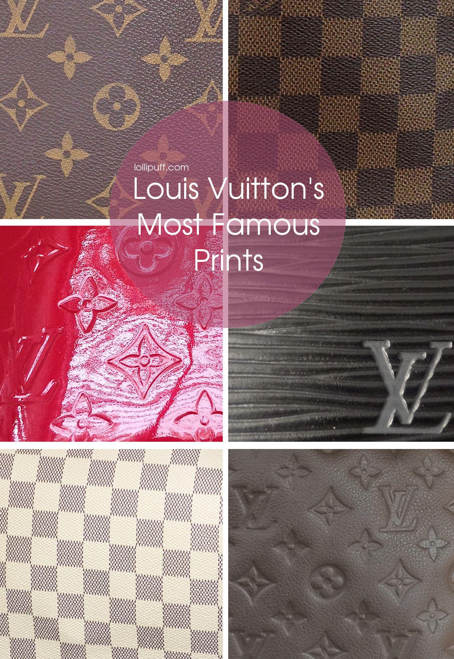 Purse LV Logo - Different Louis Vuitton Prints and Patterns | Lollipuff