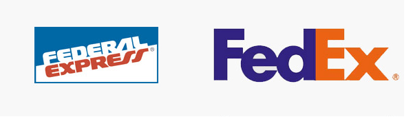 Old FedEx Logo - FedEx logo old new. shapes and spaces