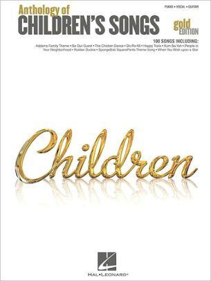 Gold Vocal Logo - Anthology Of Children's Songs Vocal Guitar