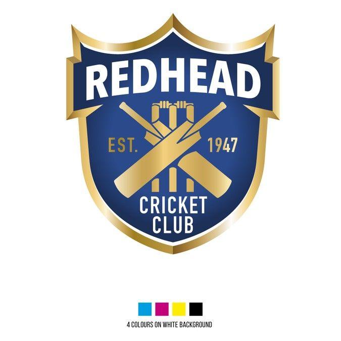 White and Blue Shield Logo - Create a Professional Redhead Cricket Club Shield | Logo design contest