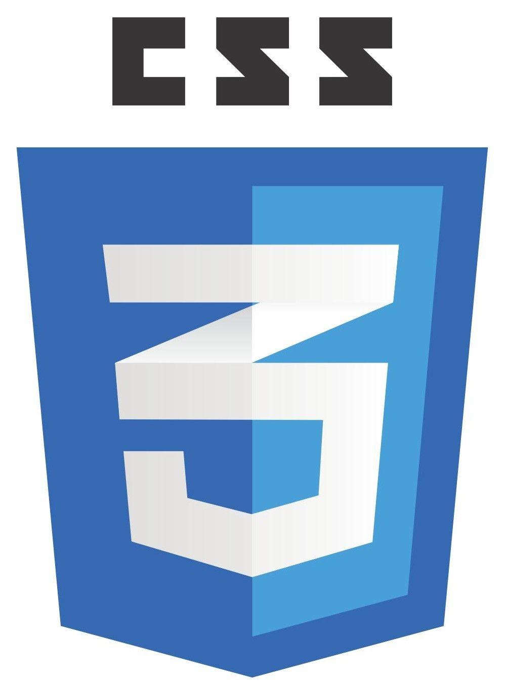 HTML Logo - CSS3 Logo - White on Blue Shield and Black Label | Tech-Logos ...