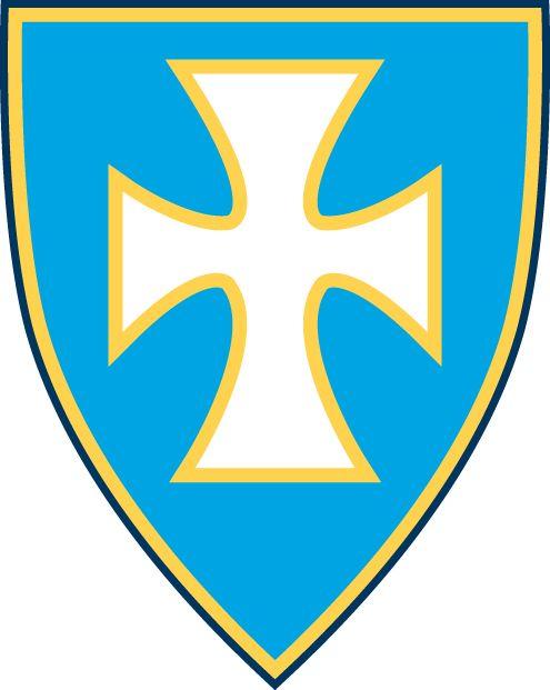 White and Blue Shield Logo - Norman Shield. Sigma Chi Fraternity