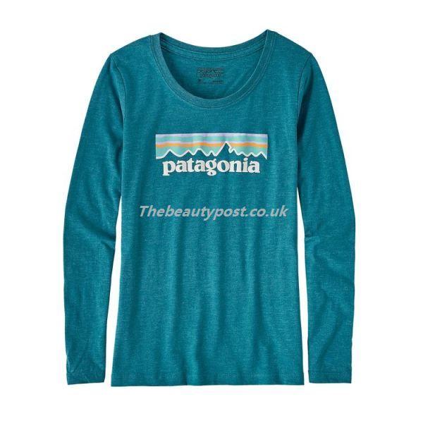 Long P Logo - T Shirt Tops Blue Baby Girls' Long Sleeved Pastel P Logo Organic