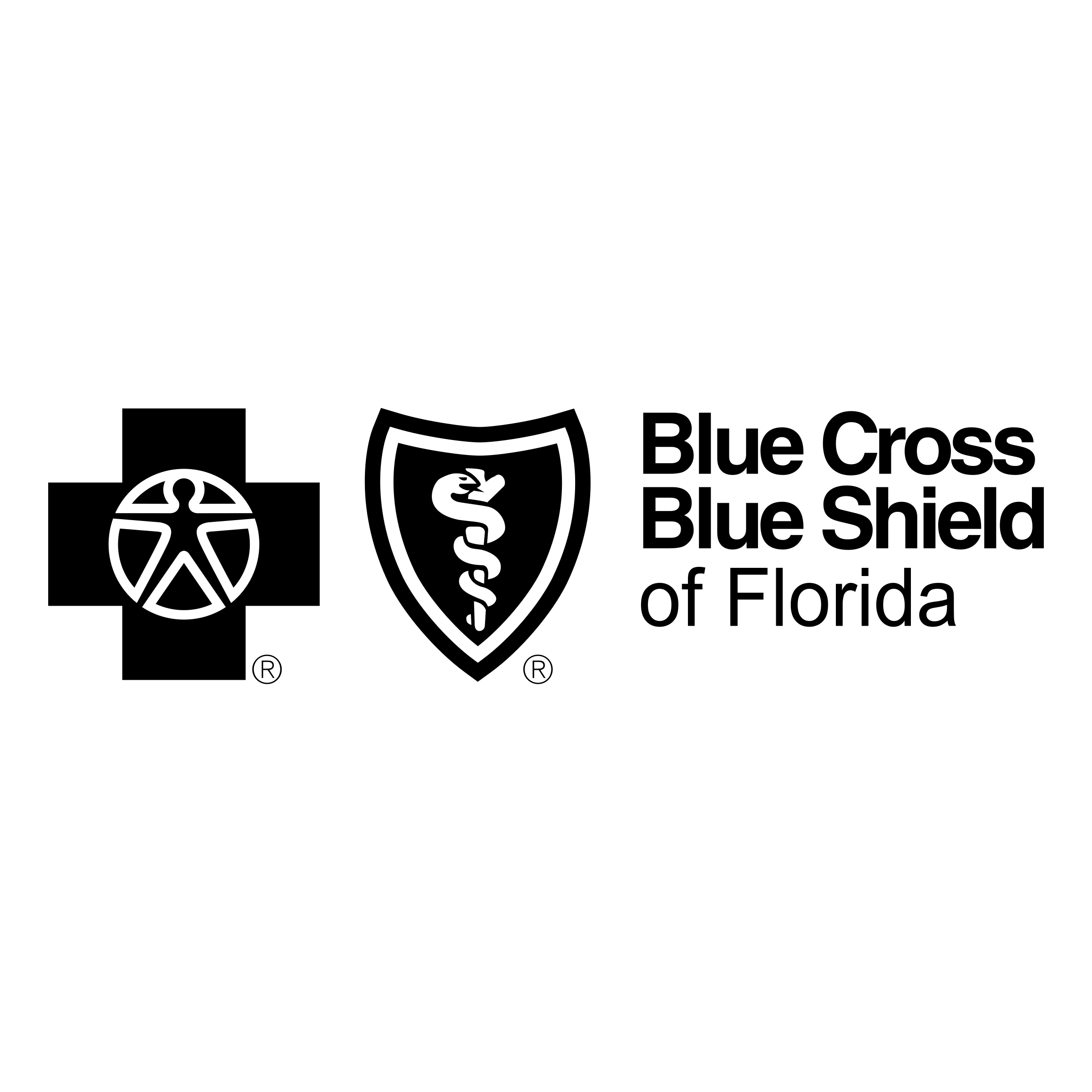 White and Blue Shield Logo - Blue Cross Blue Shield of Florida Logo PNG Transparent & SVG Vector