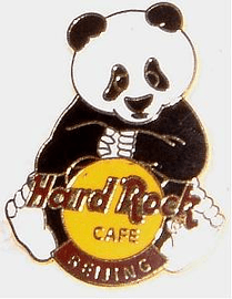 LC Bear Logo - Panda Bear behind Logo Logo 2LC. Pins and Badges