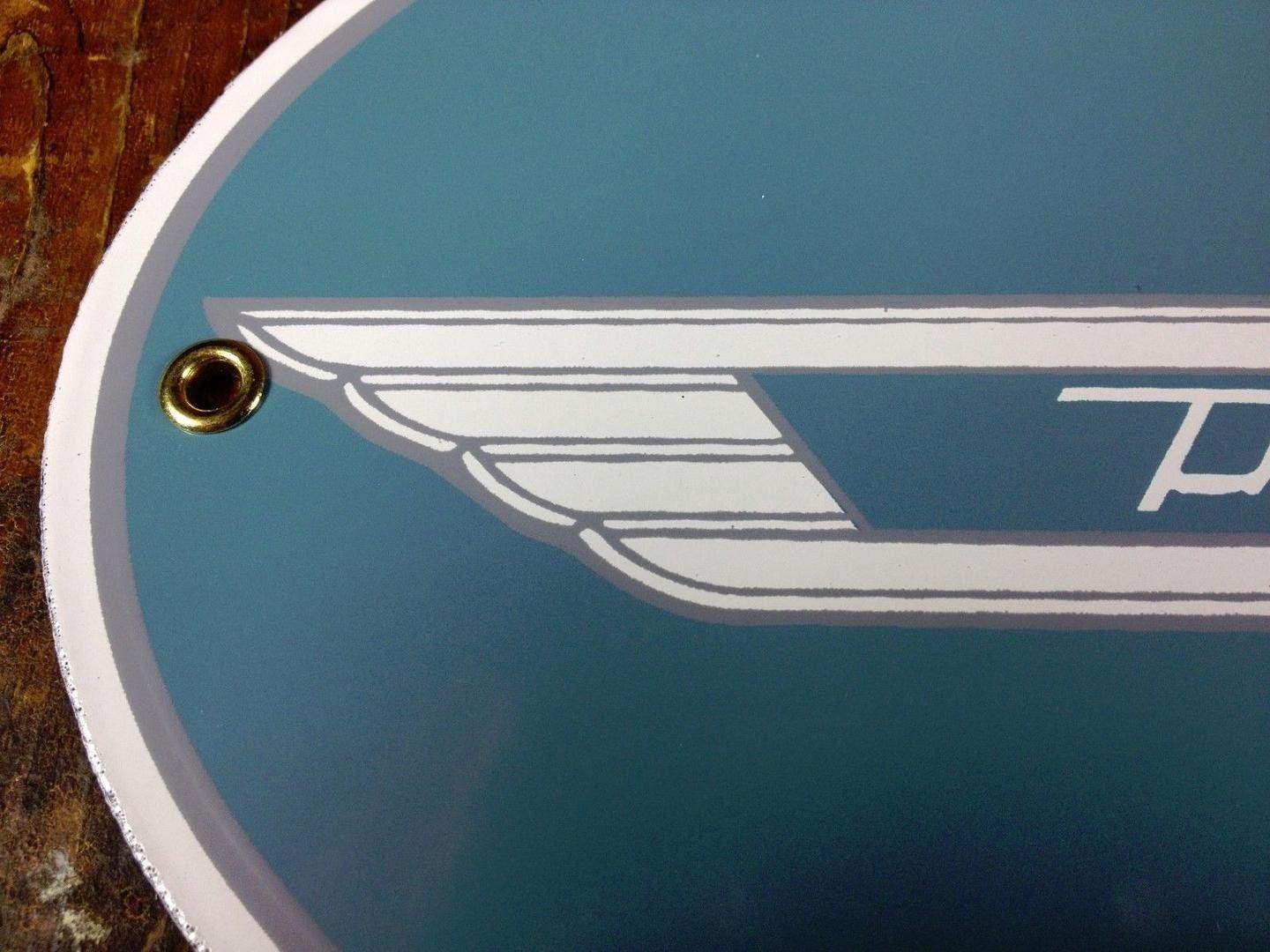 Ford Bird Logo - Ford Thunderbird Bird Logo Teal Blue White Oval Shaped 11 3/4 ...
