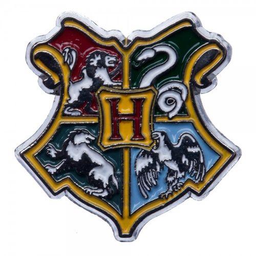 Harry Potter Hogwarts Logo - Harry Potter Hogwarts School Crest Logo Metal Lapel Pin | Starbase ...