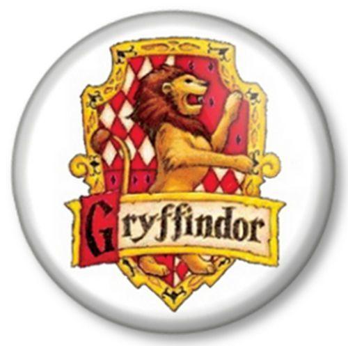 Harry Potter Hogwarts Logo - Gryffindor Pinback Button Badge Harry Potter Hogwarts School House ...