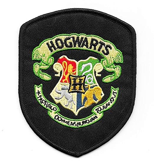 Harry Potter School Logo - Harry Potter HOGWARTS School Logo Crest PATCH at Amazon Women's
