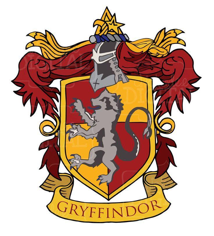 Harry Potter School Logo - Free Harry Potter Printables | ... art, Red and Gold, Harry Potter ...