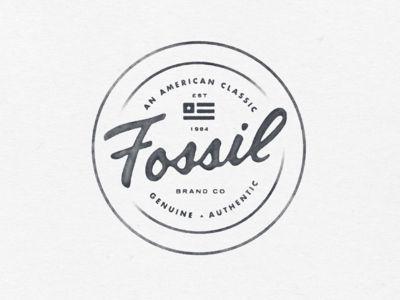Fossil Logo - fossil logo. Logos + Marks. Logo design, Branding