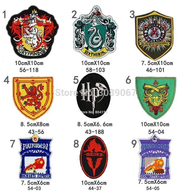 Harry Potter School Logo - HUFFLEPUFF HARRY POTTER School Badge CREST Patch Embroidered TV