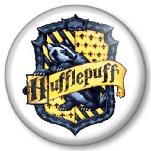 Harry Potter School Logo - Hufflepuff Pinback Button Badge Harry Potter Hogwarts School House