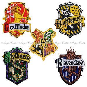 Harry Potter School Logo - Magic Castle Harry Potter School Crest Iron On Embroidered Patch ...
