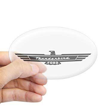 Ford Bird Logo - Amazon.com: CafePress Ford Thunderbird Black Bird Logo Sticker Oval ...
