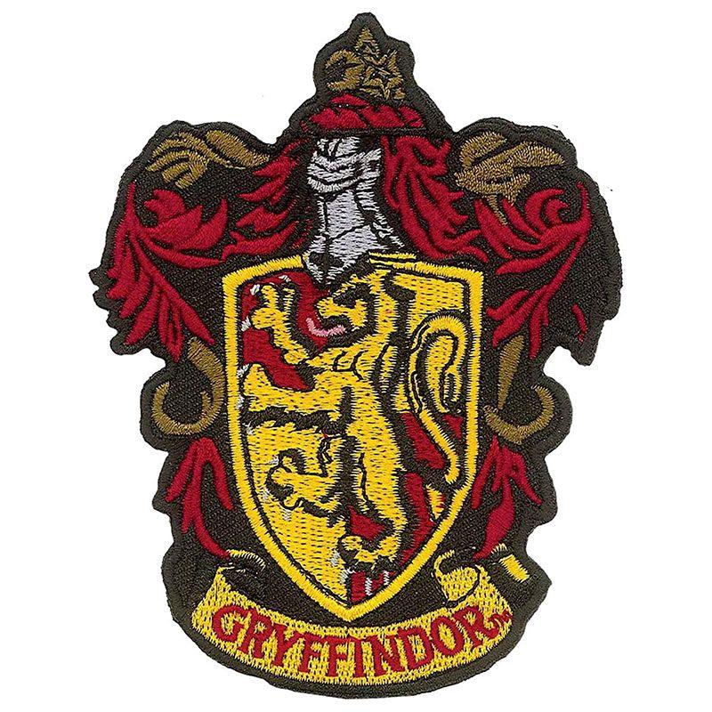 Harry Potter School Logo - Harry Potter Gryffindor School Insignia Iron On Patch | TVMovieDepot.com