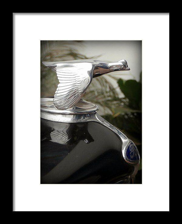 Ford Bird Logo - Ford Flying Bird Radiator Cap Framed Print by Karyn Robinson