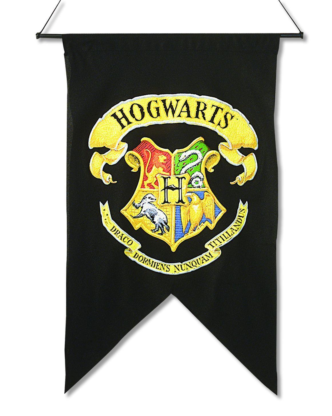 Harry Potter School Logo - Harry Potter Hogwarts School of Wizardry Logo Crest Hanging Wall ...
