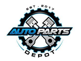 Parts Logo - Auto Parts Depot logo design - 48HoursLogo.com