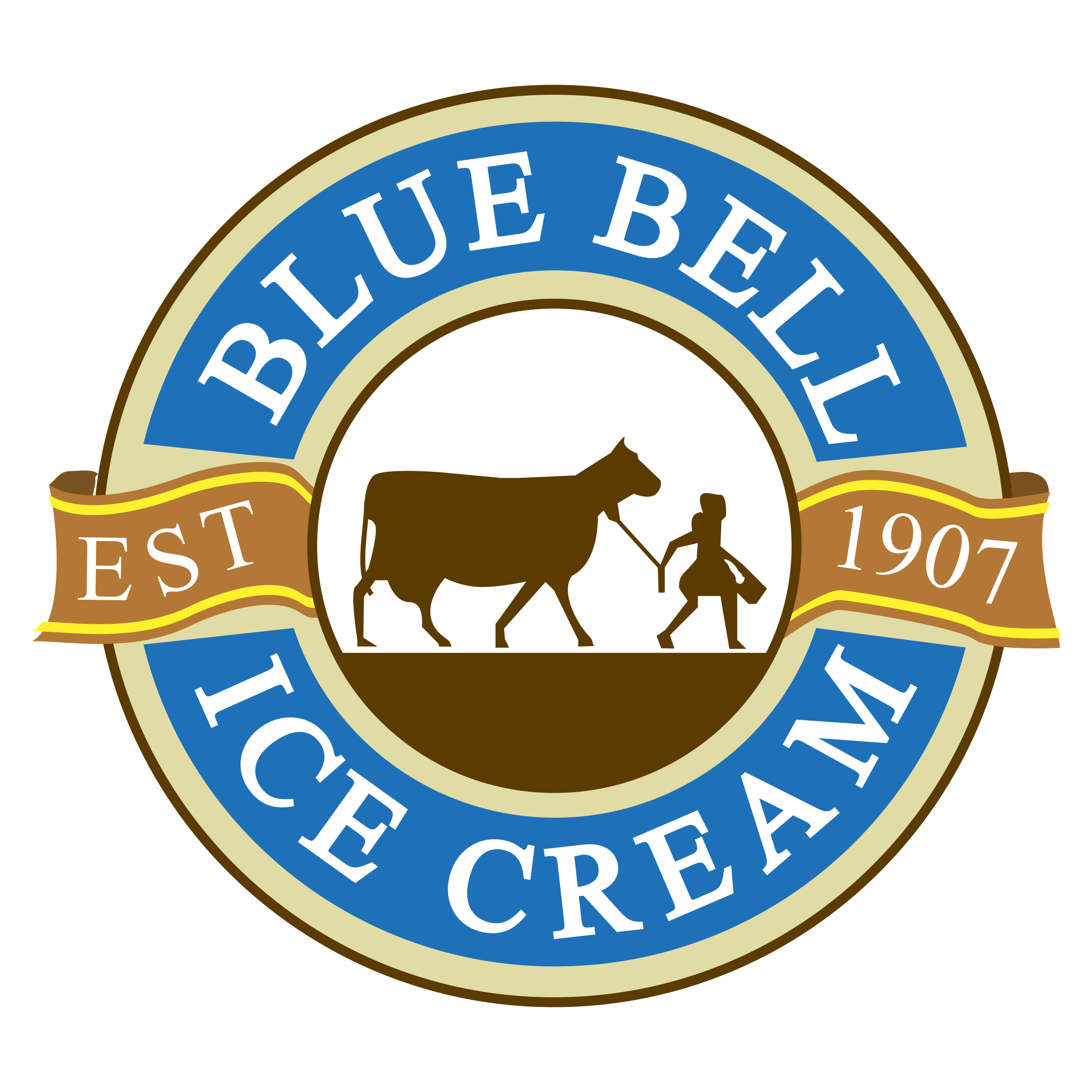 Blue Bell Logo - Blue Bell Ice Cream 01 Logo PNG Transparent & SVG Vector - Freebie ...