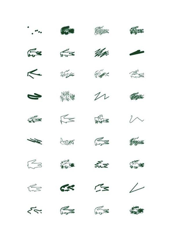 Squiggly Green M Logo - Lacoste's Iconic Crocodile Logo Gets Unexpected Squiggly Makeover ...