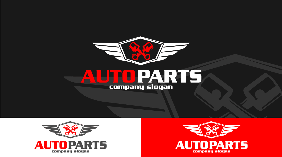 Car Parts Logo - Auto - Parts Logo Template - Logos & Graphics