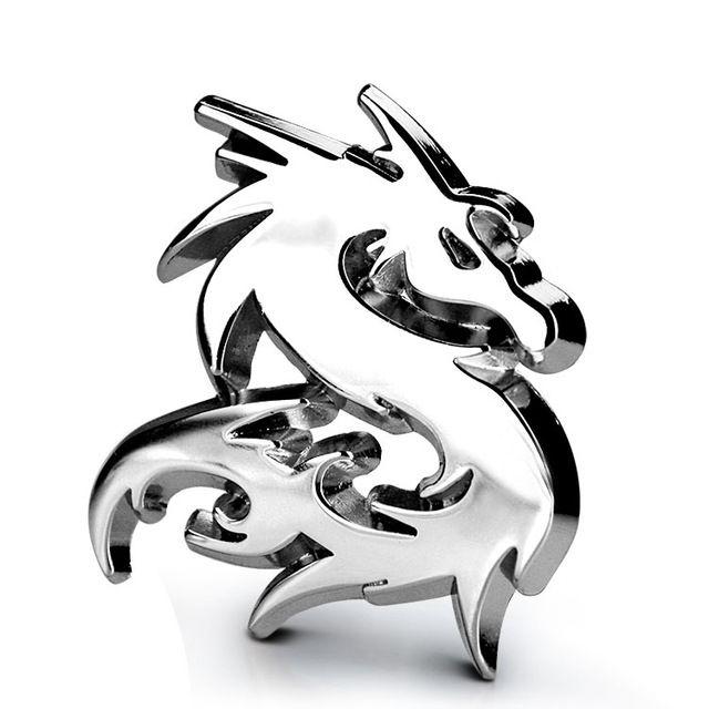 Cool Chinese Dragon Logo - Cool 3D CHINESE DRAGON totem design metal car grill logo sticker,car ...