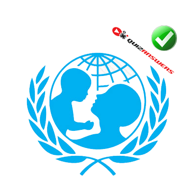 Baby in a World with Blue Logo - Blue world Logos