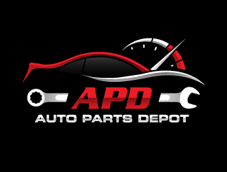 Car Parts Logo - Auto Parts Depot logo design - 48HoursLogo.com