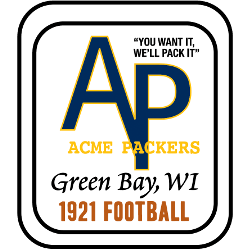 Old Packers Logo - Green Bay Packers Primary Logo. Sports Logo History