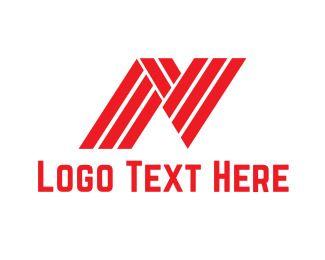Long Red N Logo - Letter N Logo Maker | BrandCrowd