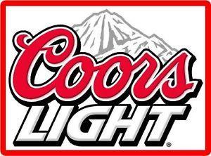 Refrigerator Logo - Coors Light Beer Logo Refrigerator / Tool Box Magnet | eBay