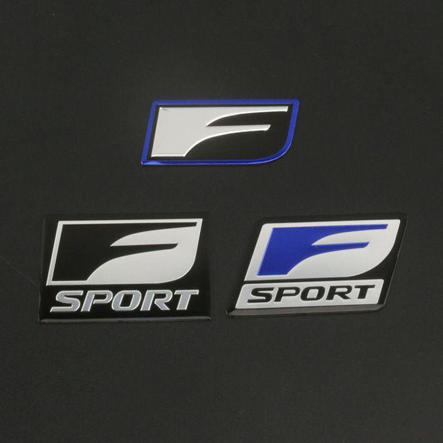Black F Logo - Black Blue F SPORT F SPORT Square Emblem Thin Aluminium Label Trunk ...