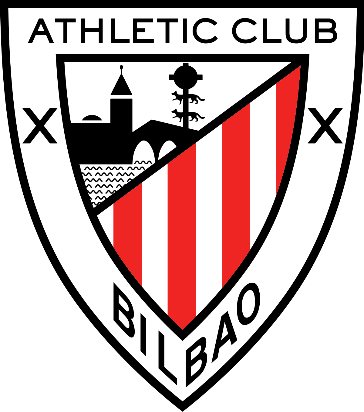 Red and White B Logo - Athletic Bilbao